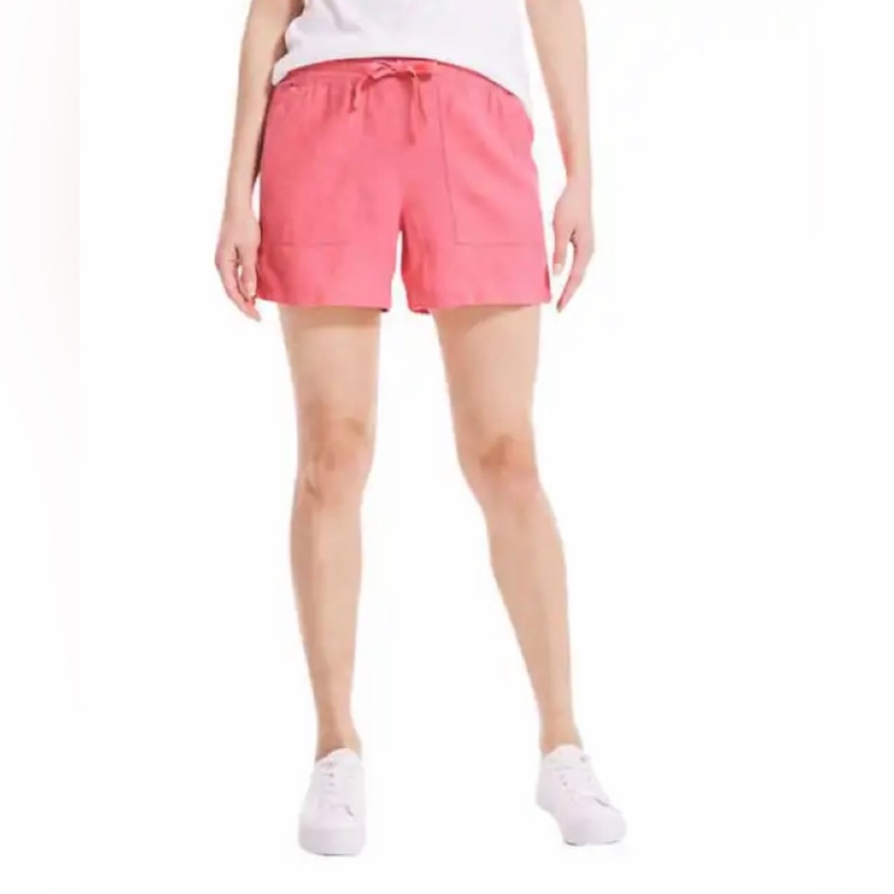Nautica Ladies Linen Blend Pull-On Short